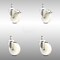 Service Caster 4 Inch 316SS Nylon Wheel Swivel 12mm Threaded Stem Caster Lock Brake, 2PK SCC-SS316TSTTL20S414-NYS-M1215-2-S2 - alternate 1